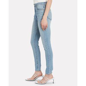 Rag & Bone Nina High-Rise Skinny Jeans Size 26 Distressed Hem Sailor Town 7377
